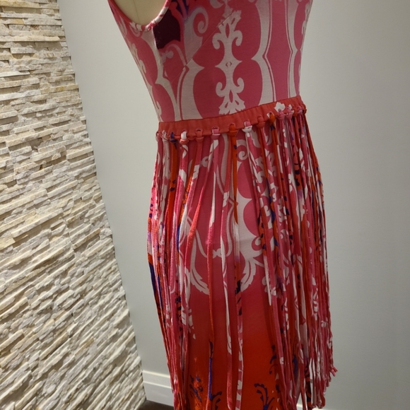 Bebe Fringes Cotton Dress - Picture 7 of 8